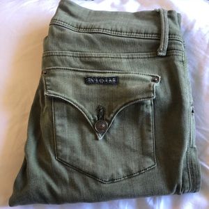 Hudson Army Green Jeans